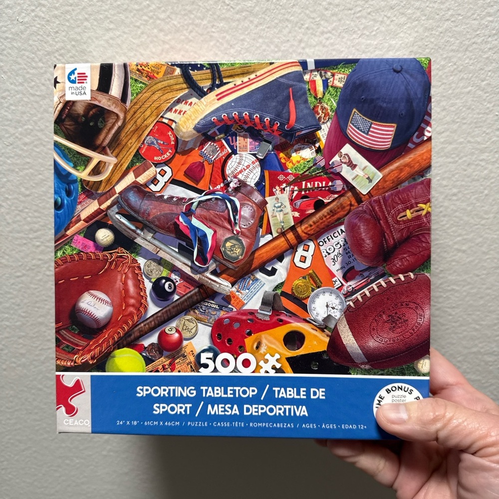 Ceaco Sporting Tabletop 500 Puzzle